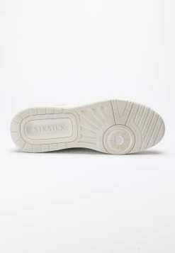 SikSilk White And Gold Trimmed Low Top Court Trainer -Style Zone Shop SS 23208 3