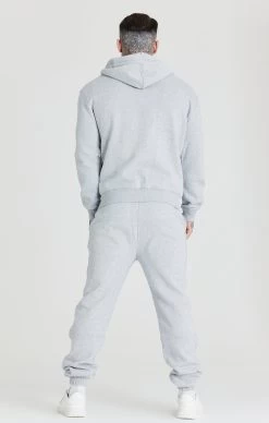 SikSilk Grey Foundation Zip Through Hoodie -Style Zone Shop SS 23219 5 cc37b187 a132 43a7 a2b7 87a52e4c1a53