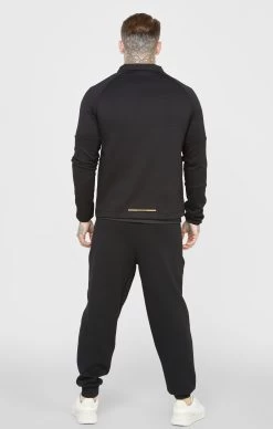 SikSilk Black Sports Zip-Thru -Style Zone Shop SS 23263 5