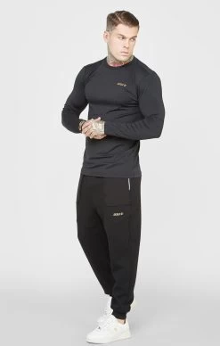 SikSilk Black Sports Pant -Style Zone Shop SS 23264 3