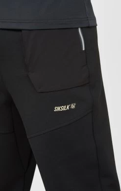 SikSilk Black Sports Pant -Style Zone Shop SS 23264 6