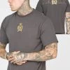 SikSilk Black Foil T-Shirt -Style Zone Shop SS 23288 1A