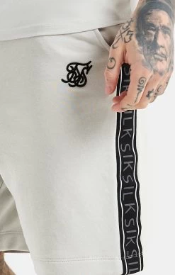 SikSilk Tape Shorts - Grey -Style Zone Shop SS 23415 6