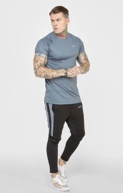 SikSilk Charcoal Sports Tech T-Shirt -Style Zone Shop SS 23489 4