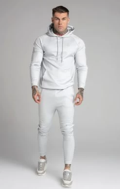 SikSilk Grey Panel Hoodie -Style Zone Shop SS 23575 2