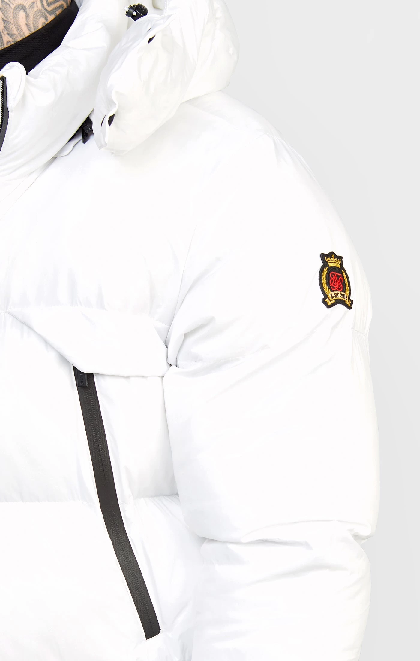 SikSilk White Managers Coat 4 SikSilk White Managers Coat - Image 2