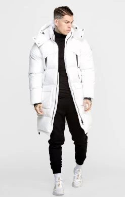 SikSilk White Managers Coat 9 SikSilk White Managers Coat -Style Zone Shop SS 23716 3