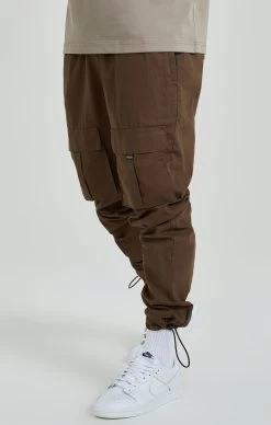 SikSilk Brown Ripstop Cargo Pants