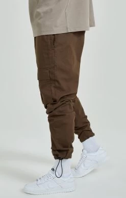 SikSilk Brown Ripstop Cargo Pants -Style Zone Shop SS 23738 3