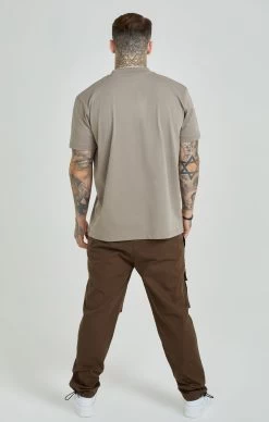 SikSilk Brown Ripstop Cargo Pants -Style Zone Shop SS 23738 5