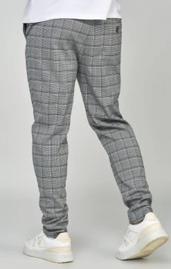 SikSilk Grey Tapered Fit Smart Woven Joggers -Style Zone Shop SS 23739 4