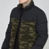 SikSilk Black Sherpa Bubble Jacket -Style Zone Shop SS 23742 1