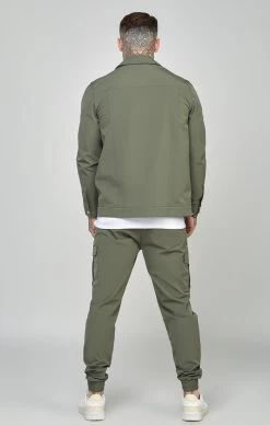 SikSilk Khaki Utility Cargo Jogger -Style Zone Shop SS 23810 5
