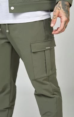 SikSilk Khaki Utility Cargo Jogger -Style Zone Shop SS 23810 6