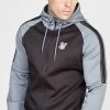 SikSilk Grey Taped Zip Thru Track Top -Style Zone Shop SS 23840 1