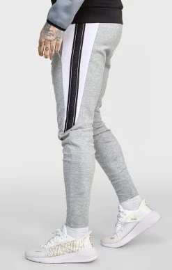 SikSilk Grey Taped Zip Thru Track Top -Style Zone Shop SS 23840 2