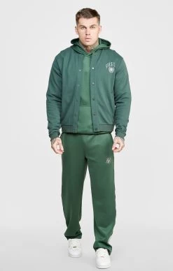 SikSilk Green Relaxed Varsity Bomber -Style Zone Shop SS 24042 4 c8772837 bea7 4855 8adf 83a8a105e8d1