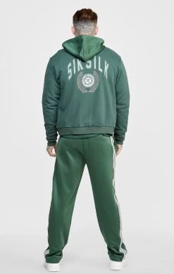 SikSilk Green Relaxed Varsity Bomber -Style Zone Shop SS 24042 5 df8fdb1d db1d 4477 b894 ddafaab8b2f6