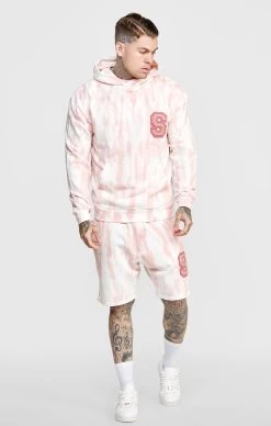 SikSilk Pink Tie Dye Hoodie -Style Zone Shop SS 24043 3 926c9fd7 b672 447b 82b2 94f5e7ff25a7