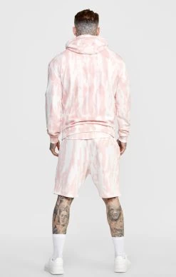 SikSilk Pink Tie Dye Hoodie -Style Zone Shop SS 24043 5 837b76b2 029b 4d93 a09f a916426da740