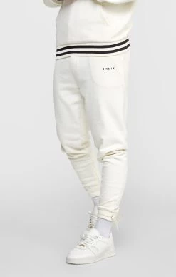 SikSilk Ecru Jogger W Stripe Waistband