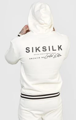 SikSilk Ecru Jogger W Stripe Waistband -Style Zone Shop SS 24049 4