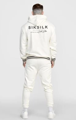 SikSilk Ecru Jogger W Stripe Waistband -Style Zone Shop SS 24049 5