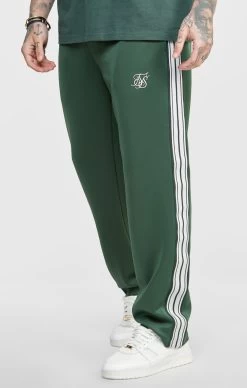 SikSilk Green Smart Straight Leg Track Pant