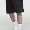 SikSilk Black Mesh Loose Fit Short