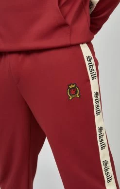 SikSilk Poly Open Cuff Jogger With Gothic Side Tape -Style Zone Shop SS 24814 6