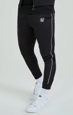 SikSilk Black Panelled Tracksuit -Style Zone Shop SS 25673 3