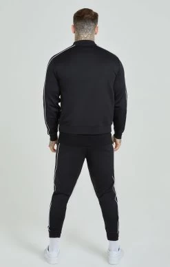 SikSilk Black Panelled Tracksuit -Style Zone Shop SS 25673 5
