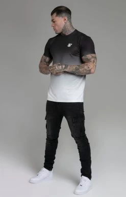 SikSilk Fade T-Shirt -Style Zone Shop SS 26343 4