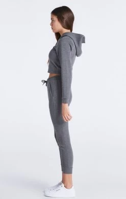 SikSilk Girls Grey Marl Signature Track Top -Style Zone Shop SSG 0001 SSG 0002 0909 copy