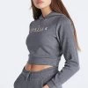 SikSilk Girls Grey Marl Signature Track Top -Style Zone Shop SSG 0001 SSG 0002 0917 copy