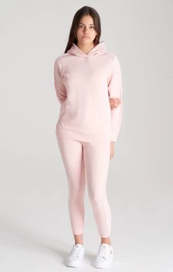 SikSilk Girls Pink Velour Taped Hoodie -Style Zone Shop SSG 0007 3 update e872ccfa 6675 4b8f bc11 feee14bbdb92