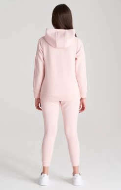 SikSilk Girls Pink Velour Taped Hoodie -Style Zone Shop SSG 0007 5 update 3974086c d749 4df7 9115 6447fef170e5