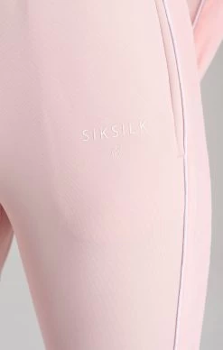 SikSilk Girls Pink Velour Taped Track Pant -Style Zone Shop SSG 0009 3 update 832a1259 633f 474b 8e32 e4c2ad80cf70
