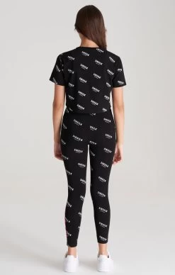 SikSilk Girls Black Printed Legging -Style Zone Shop SSG 0010 SSG 0012 021 6a55adb9 0999 404c bbd9 f0237daf5aa7