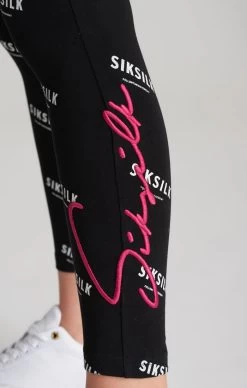 SikSilk Girls Black Printed Legging -Style Zone Shop SSG 0010 SSG 0012 035 d5824b10 7f37 4ec3 a863 8d3a2ed1aa66