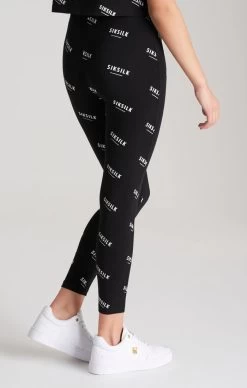 SikSilk Girls Black Printed Legging -Style Zone Shop SSG 0010 SSG 0012 040 06765229 e37f 4ce6 ae8e 2fccedb6eb3a