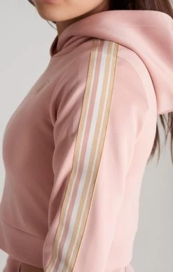 SikSilk Girls Pink Taped Cropped Hoodie -Style Zone Shop SSG 0020 033 ce50b3dd d43a 4123 b9af 6012b5da117c