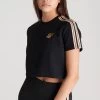 SikSilk Girls Black Taped Cropped T-Shirt -Style Zone Shop SSG 0025 SSG 0026 021 69645c4c fba3 4e32 94de f6395aa5eaca