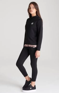 SikSilk Girls Black Taped Track Jacket -Style Zone Shop SSG 0034 010 9de15e8b 0c76 4539 acce 7ee5fab2abfd