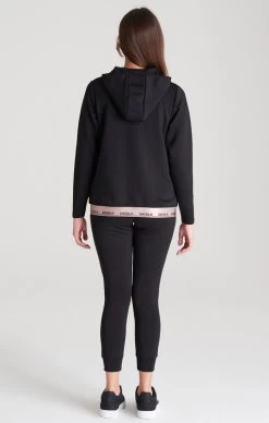 SikSilk Girls Black Taped Track Jacket -Style Zone Shop SSG 0034 017 42c04b50 b2e7 4e2f ae6d db4d79d20f85