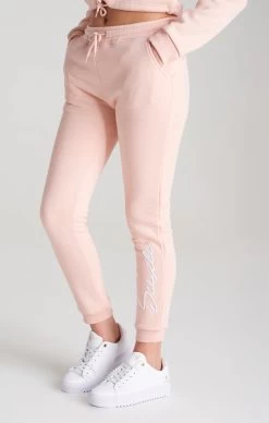 SikSilk Girls Pink Signature Jogger