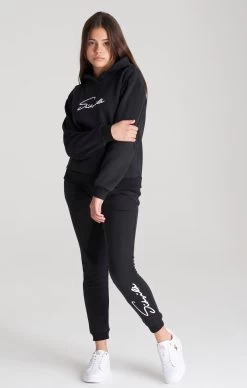 SikSilk Girls Black Signature Overhead Hoodie -Style Zone Shop SSG 0047 010 281 29 7dc1541d e95f 4738 adea 4bfb10ef2806