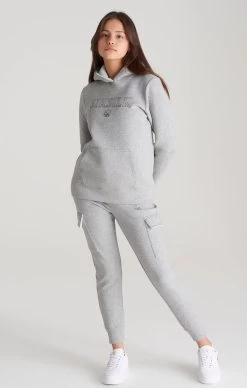 SikSilk Cargo Joggers - Grey Marl -Style Zone Shop SSG 0089 SSG 0090 007