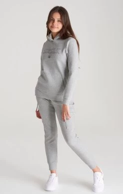 SikSilk Cargo Joggers - Grey Marl -Style Zone Shop SSG 0089 SSG 0090 009