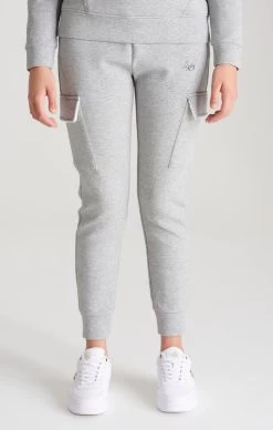SikSilk Cargo Joggers - Grey Marl -Style Zone Shop SSG 0089 SSG 0090 032 26cfc314 3e10 41ff 91f1 c46cfa28d970